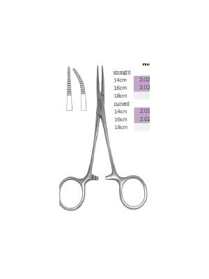 KELLY ARTERY FCP CVD 16CM ARMO