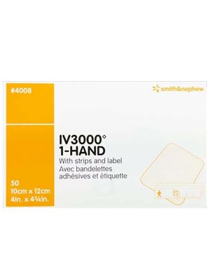 Opsite IV3000 One Hand Film Wound Dressing, 10cm x 12cm – Box/50