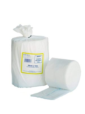 Non Woven Combine Dressing, Highly Absorbent 20cm X 10m - Each