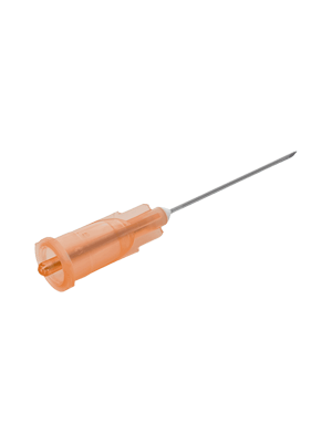 Orange LDS Needle 25g x 5/8", Sterile - Box/100