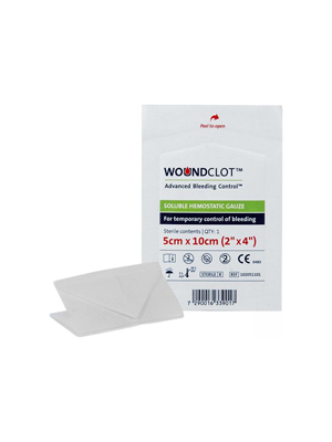 WoundClot Soluble Hemostatic Gauze 5x10cm - Each