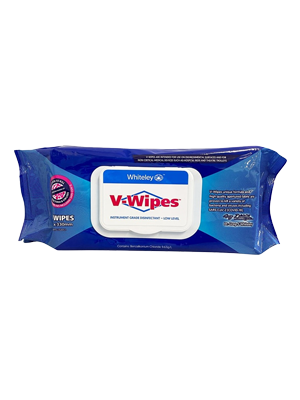 V-Wipes™ Instrument Grade Disinfectant Flat - Pkt/80