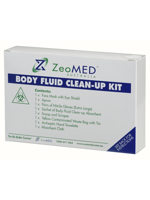 ZeoMED™ Body Fluid Clean Up Kit