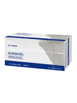 Surgicel Absorbable Haemostat - 1.25 x 5 cm - 12/Box