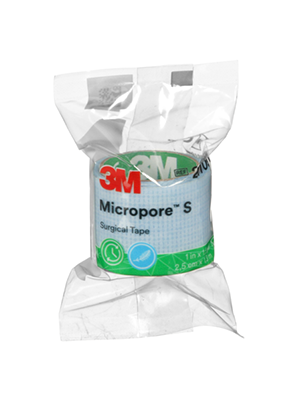 3M™ Micropore™ S Surgical Tape 25mm x 1.37m - Pkt/100