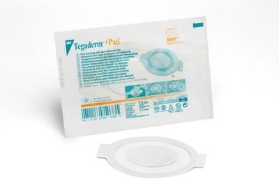 3M™ Tegaderm™ +Pad Film Dressing with Non-Adherent Pad 9cm x 10.5cm 25s