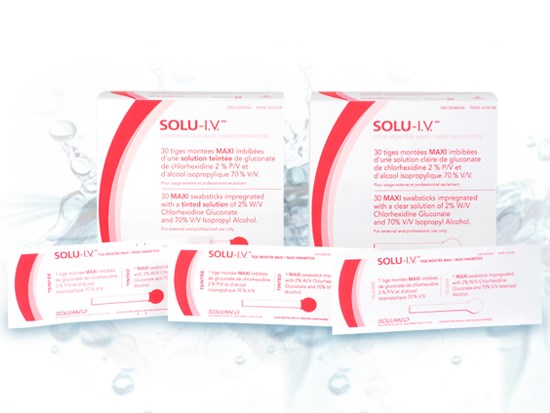 Solu-IV Swabstick Clear 2% CHG 70% - Box/30