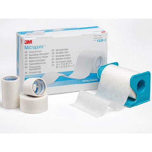 3M Micropore Surgical Tape 50mm x 9.1m - Box/6