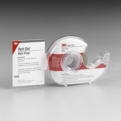 Red Dot™ Skin Prep Tape 18mm x 5m