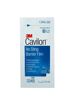 3M Cavilon No Sting Barrier Film, Foam Packet 25x3mL - Box/25