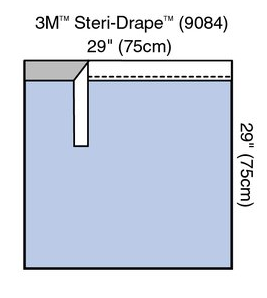 Adhesive Towel Drapes 75 x 75cm - Ctn/160