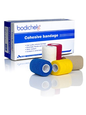 Bodichek® Elastic Cohesive Bandage 10cm x 4.5m Box/12