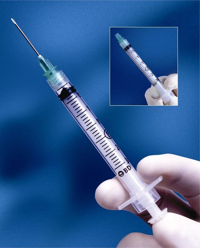  BD Integra™ Retractable Syringe 3mL  25Gx5/8" - Pkt/10