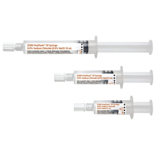 BD PosiFlush™ Pre-Filled Saline Syringe 5ml Box/30