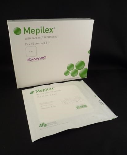 Mepilex Absorbent Foam Wound Dressing, 15x15cm – Box/5