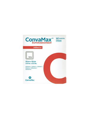 ConvaMax™ Superabsorber Adhesive 10cm X 10cm - Box/10