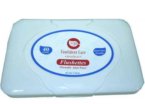 CCP Flushettes Flushable and Macerator Friendly Wipes - Ctn/40