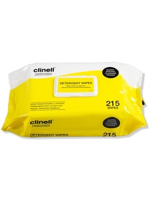 Clinell Detergent Wipes - Pkt/215