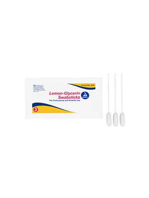 Dynarex Lemon-Glycerin Swabsticks - Box/50