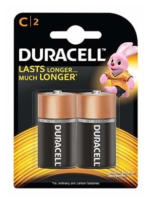 DURACELL BATTERIES #C - Pkt/2