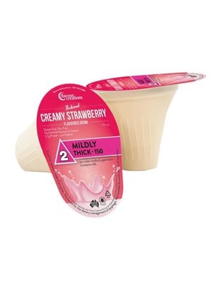 Thickened Creamy Strawberry Drink Level 2 175mL - Ctn/24