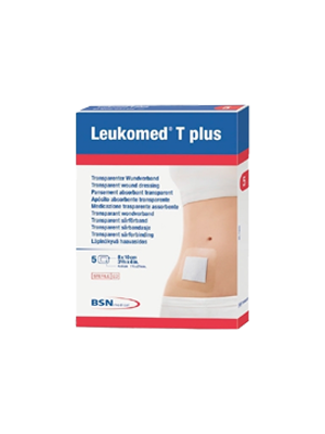 Leukomed® T Plus Transparent Film Dressing 5cm x 7.2cm - Box/50