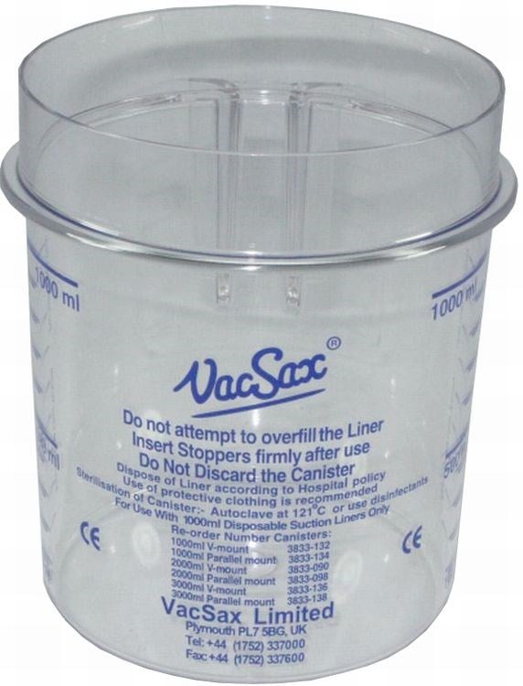 CANISTER RE-USEABLE 1L CLEMENT SUCTION