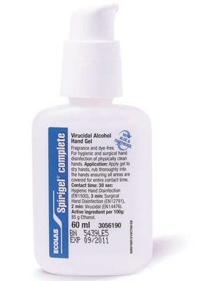 Spirigel™ Complete Virucidal Alcohol Hand Gel 60mL - Ctn/24