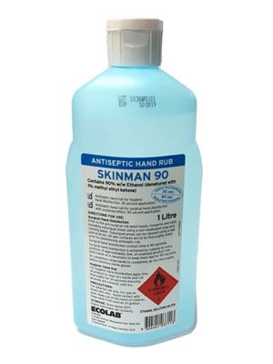 SKINMAN 90 Antiseptic Hand Rub 1L Bottle