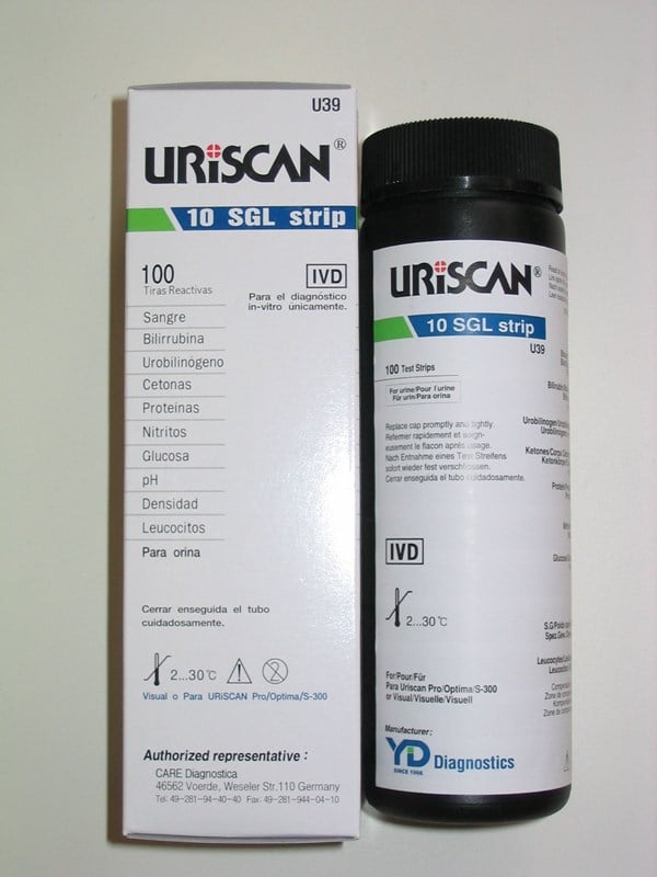 URISCAN 10 SGL - Box/100s