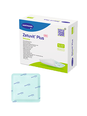 Zetuvit® Plus Silicone Dressing, 8cm x 8cm – Pkt/10