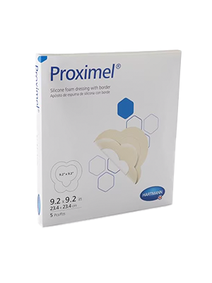 Proximel® Silicone Foam Bordered Sacrum Dressing Large - Box/5