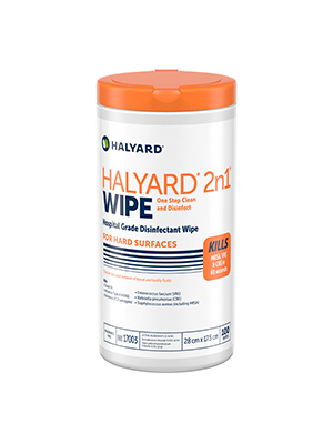 HALYARD* 2n1* WIPE  Canister Wipes - Ctn/12