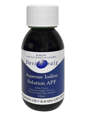 David Craig Lugol Iodine Solution Aqueous APF 100ml