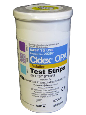 ASP Cidex OPA Solution Test 60 Strips Btl