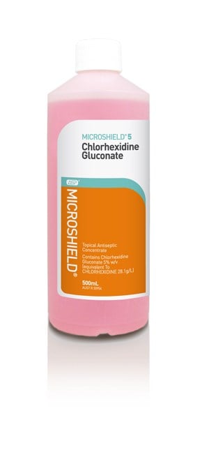 MICROSHIELD® 5 Chlorhexidine Gluconate 500mL - Each