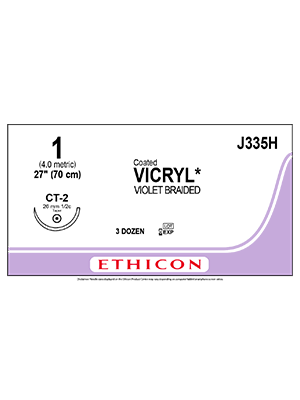 Coated VICRYL Sutures Violet 70cm CT-2 - Box/36