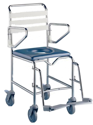 K-Care Attendant Propelled Shower Commode