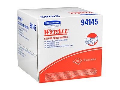 Wypall Cloth Wipers (White)  32.5 x 32cm - Box/100