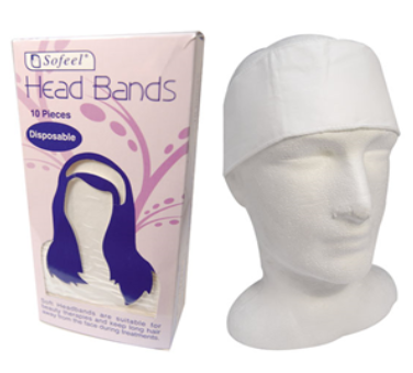 Sofeel Cotton Cloth Headbands - Pkt/10