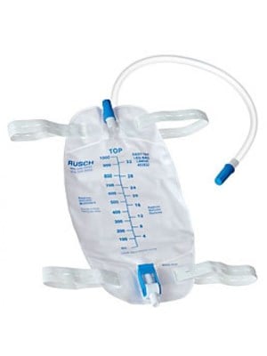 LEG BAGS 500mL FLIP-EZE 10CM