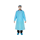 CPE Protective Gown with Thumb Loops, Non-Sterile, Ctn/150