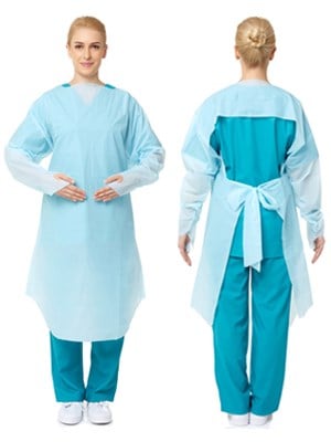 PrimeOn Thumb-Hook Impervious Gown (XL) - Box/75