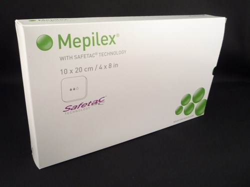 Mepilex Absorbent Foam Wound Dressing, 10x20cm – Box/5