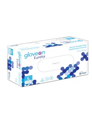 Eureka Nitrile Exam Glove Dark Blue Large - Box/300