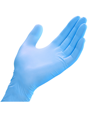 Alexa Nitrile Exam Gloves Gauntlet Cuff Large - Box/50