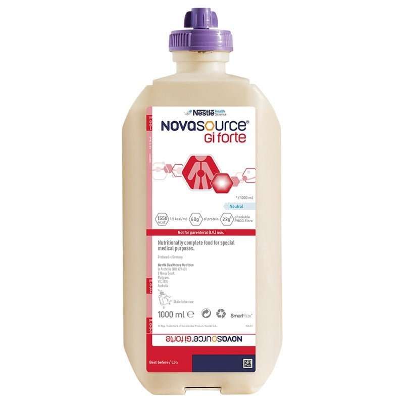 Novasource Gi Forte Neutral Bottle 1000ml - Ctn/9