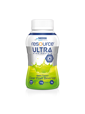 RESOURCE Ultra Clear Nutritional Drink, Apple 200mL- Ctn/24