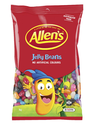 Allen’s Jelly Beans Classic 1kg - Each