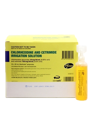 Chlorhexidine Gluconate 0.05% / Cetrimide 0.5%, 30mL - Box/30